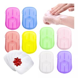 Universo en Linea Set 5 Estuches Laminas Papel Jabón Manos Viaje + Repuestos F