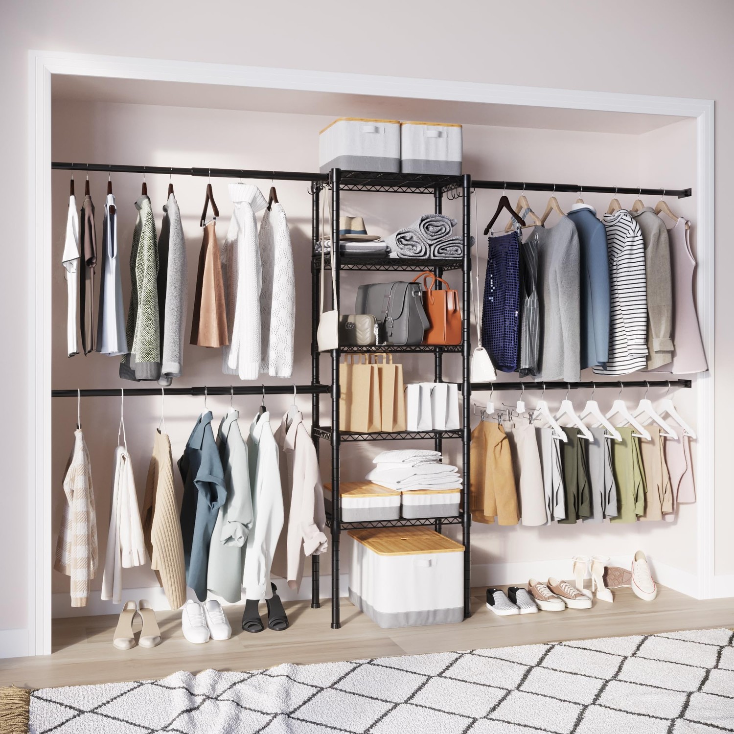 Closet Kit, Closet Shelving System, Closet System, Closet Organizers ... - Built-In Shelving And Closet Organizers