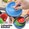 Delove Canning Funnel with Strainer - Wide Mouth Food Funnels