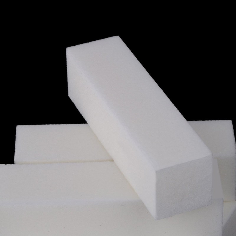 Anself Pack of 10 White Buffer Sanding Blocks Polishing Block
