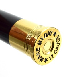 Unbranded Black-Gold 12 Gauge Stubby Aluminum Antenna 4" AM FM For Jeep Wrangler Liberty