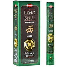 Feng Shui Wood - Box of Six 20 Stick Tubes - HEM Incense