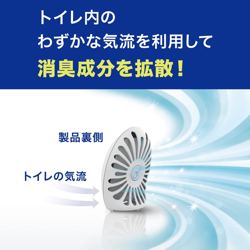Febreze Air Freshener Deodorizer + Antibacterial for Toilet, Fresh Clean