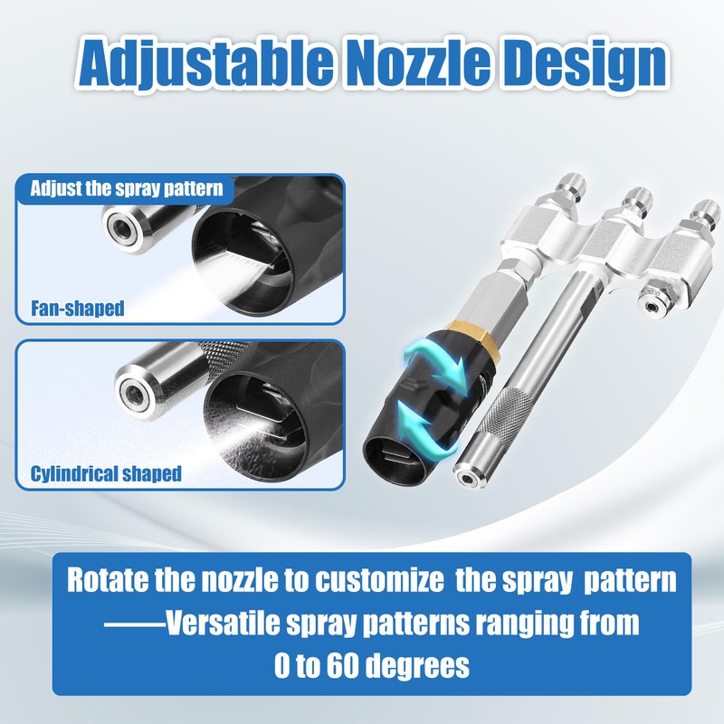 JOEJET M5 Twist Nozzle, Shooter Tip for Pressure Washer, 1/4''