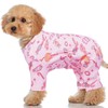 XL Dogs Clothes Pjs with Prints - Warm Long Sleeves