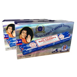 SATYA Cyba Banang Champa, 0.5 oz (15 g), Set of 24 Boxes