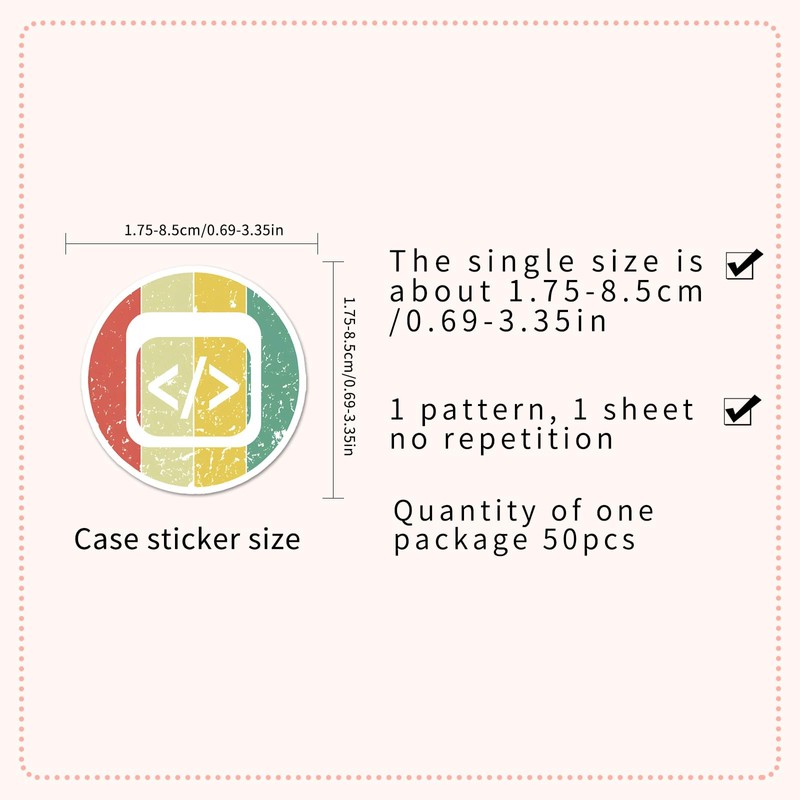 Programming Stickers,50Pcs Gifts for Developers Programmers Hackers Engineers, Program Stickers