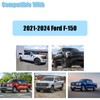 AUCERAMIC Chrome Mirror Covers Fit for Ford F150 2021-2024 Side