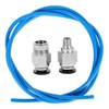 Baluue 3pcs PTFE Bowden Tube Extruder Kit Pneumatic Connectors for