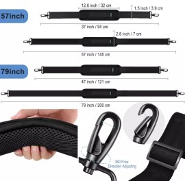 ZINZ 가방 어깨끈 패딩 조절 가능한 교체 [79] ZINZ Bag Shoulder Strap Padded Adjustable Replacement [79]