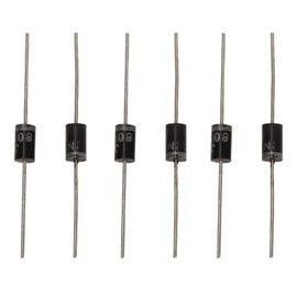 Akozon Club Car Solenoid Diode, 6PCS Metal Club Car Solenoid Diode 3 Amp Diode Club Car Solenoid Diode 30353G1 Replacement for EZGO 1989‑Up Gas Electric