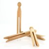 Hangerworld 48 Traditional Wooden Dolly Clothes Garment Pins Pegs Washing