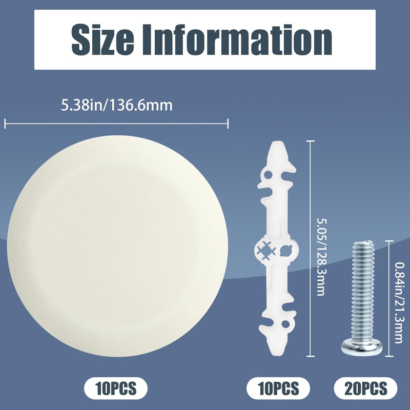 CP3540 Round Ceiling Cover Plate for 3-1/2" & 4" Boxes