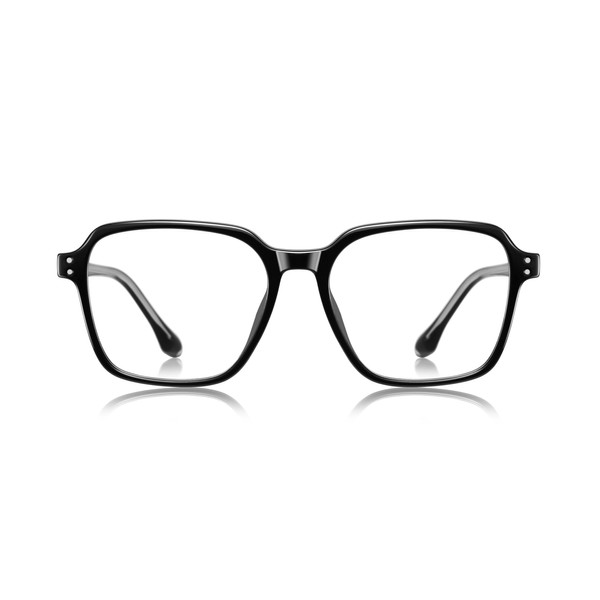 Icesor Oversized Square Blue Light Blocking Glasses Lightweight UV400 Anti
