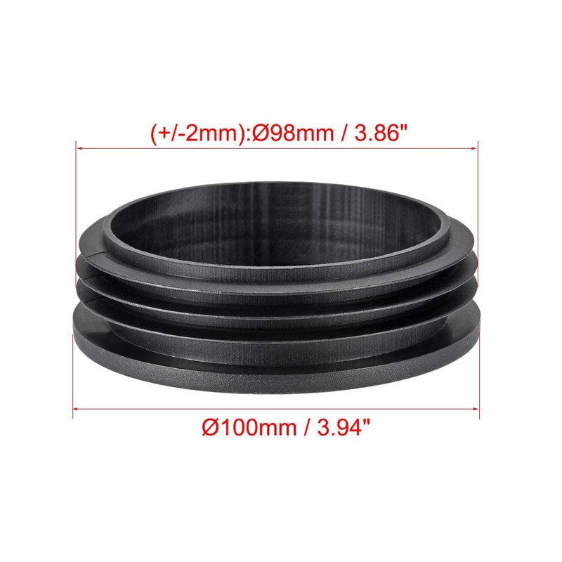 100 mm Diameter Plastic Tubing Plug Round Post End Caps