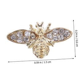 Baluue 10pcs Retro Alloy Bee Nail Charms for DIY Nail Art Cute Manicure Decorations Suitable for Enthusiasts