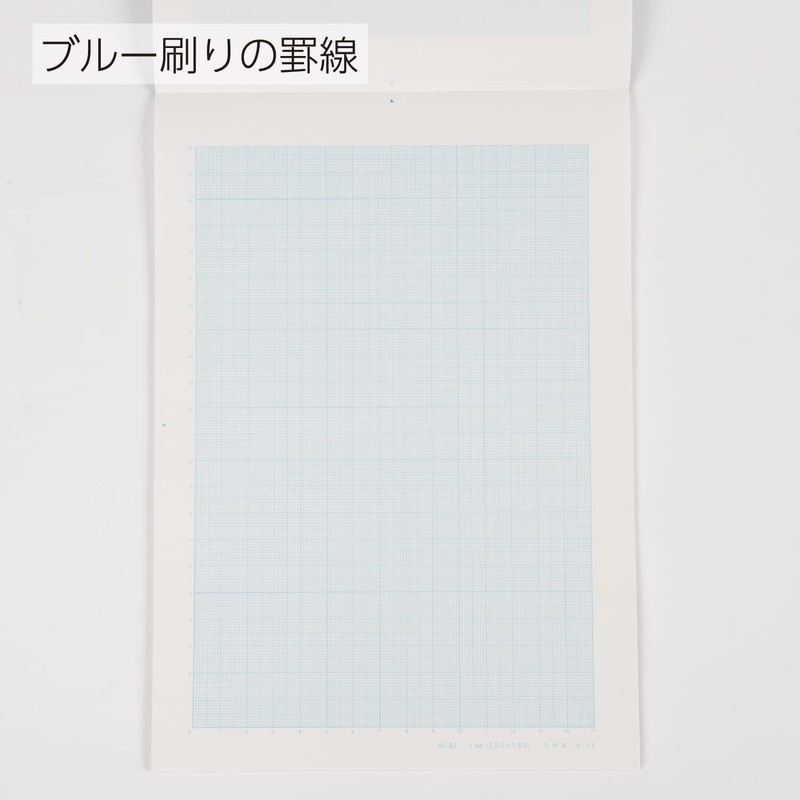 コクヨ 上質方眼紙 1mm目ブルー刷り B5 40枚 ホ-15N