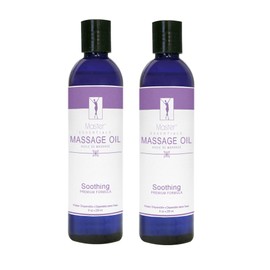 Master Massage Soothing Blend Aromatherapy Oil in 8oz Bottles, Pack of 2