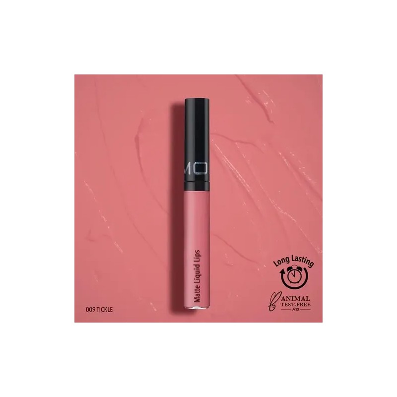 Moira Labial Liquido Matte Liquid Lips Tono Color 09 Tickle
