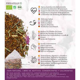 FRISAFRAN - Organic Antioxidant Rooibos Infusion in Pyramids | Nutritious | Moisturising Cream - 30Uds