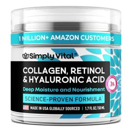 Simplyvital Crema Colágeno Ácido Hialurónico Retinol