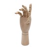 Paintersisters® Link hand, 30 cm, right, wooden hand, movable, model