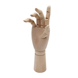 Paintersisters® Link hand, 30 cm, right, wooden hand, movable, model hand, mannequin, hand model, drawing doll