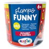 Aladine - 4 Inchiostri per bambini staccabili - Nero, Blu,