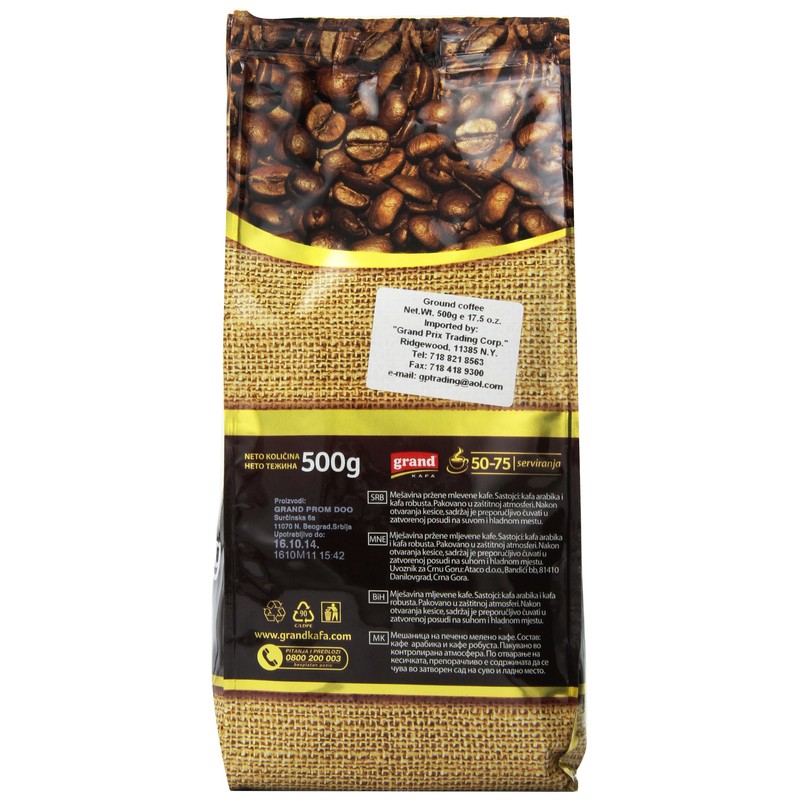 Grand Ground Coffee, Gold, 17.5 Ounce