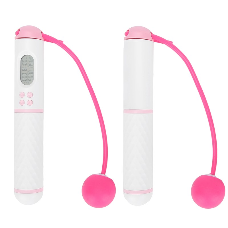 Skipping Rope Electronic Counting Jumping Rope Sports Exercise Fitness Equipment(White