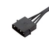 Molex 4 Pin to 4 SATA Female Power Supply Cable