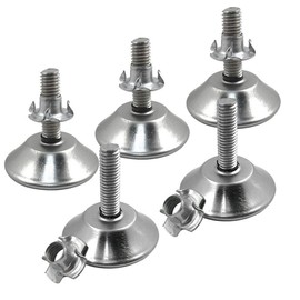 Eyech 20pc M8 Furniture Leg Levelers Heavy Duty Adjustable Leveling Feet with T-Nuts for Table Chair Cabinet Foot