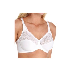 Lilyette Women's Microfiber Minimizer, White, 36D