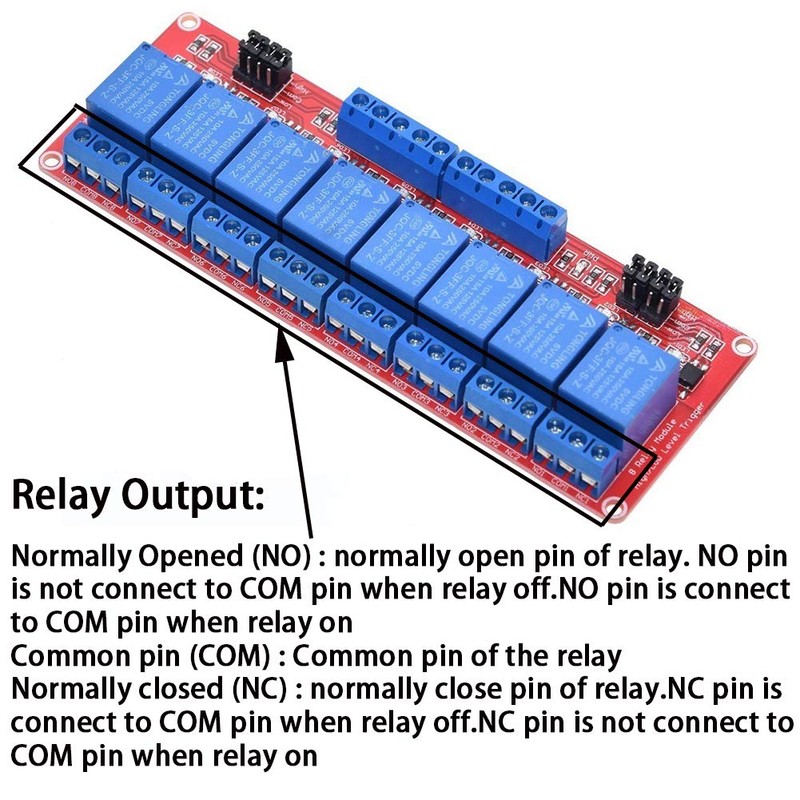 ANMBEST Relay Module with Optocoupler High/Low Level Trigger for Arduino