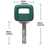 5Pcs Laser Cut Ignition Key Compatible with Volvo Articulated Heavy