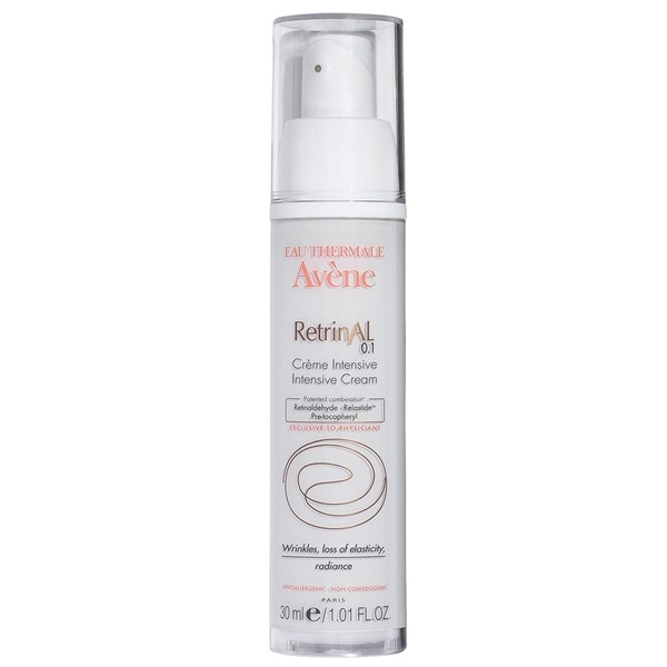 Eau Thermale Avène - RetrinAL 0.1 Intensive Cream - Retinaldehyde - Rejuvenates Skin & Helps Reduce Signs of Aging - Airless Pump - 1.0 fl.oz.