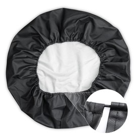 Spare Tire Cover for RV Trailer, Waterproof Leather Wheel Cover with American USA Flag, Camper Spare Tire Cover Fit for Jeep Wrangler Rv SUV Truck Travel Trailer 16"