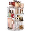 Masirs 360 Rotating Makeup Organizer - Adjustable Shelf Height and