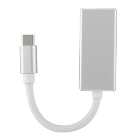 1080P TypE C to MINI DP HD Video Extension Cable High Speed Transmission Silver