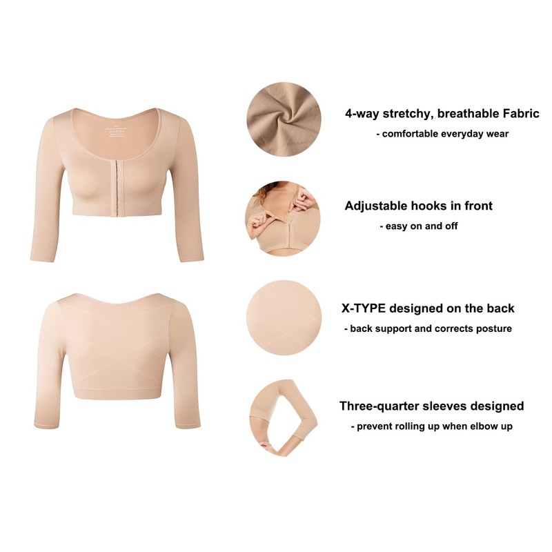 KSKshape - Moldeador de brazo para mujer, con mangas de
