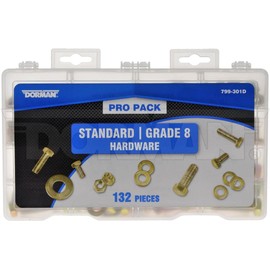 Dorman 799-301D Pro Pack Standard Grade 8 Hardware - 132 Piece Universal Fit