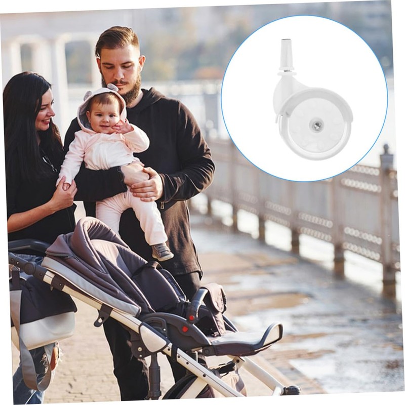 WHAMVOX 2pcs Wheel Hand-twisted Wheel Wheels Mini Ball Accessories Stroller