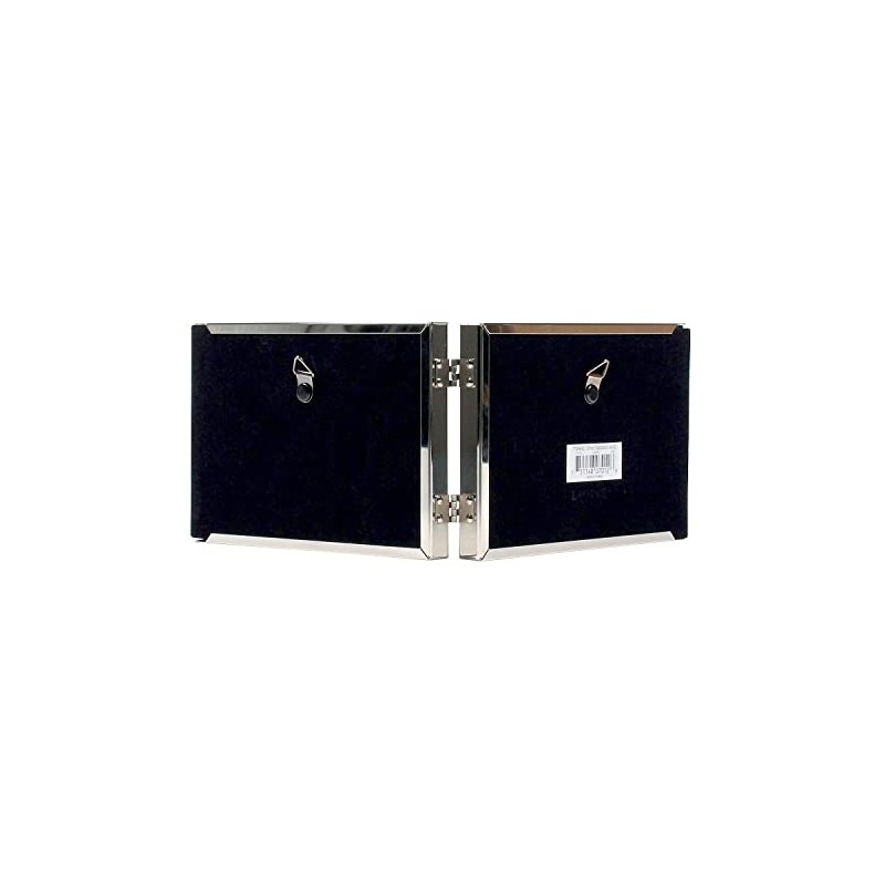 Lawrence Frames Metal Frame, Standard, Silver, 6x4 Double