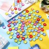 Tellegloww 1-100 0.98" Glass Magnetic Numbers for Whiteboard,Rainbow Color