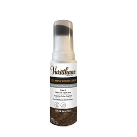 Varathane Less Mess Wood Stain and Applicator, 4 oz, Dark Walnut