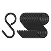 QUARKZMAN Pack of 12 S Hooks 3.5 Inch Plastic Hanging