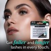 Ardell False Eyelashes Soft Touch Individuals Knot-Free Long Black 4