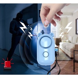 LED Bear Personal Safety Alarm Blue 2ea