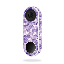 MightySkins Skin Compatible with Nest Hello Video Doorbell - Stained Glass | Protective, Durable, and Unique Vinyl Decal wrap Cover | Easy to Apply, Remove, and Change Styles | Made in The USA