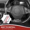 RAZPOY for Camaro Carbon Fiber Interior Trim Kit, 6PCS Gear